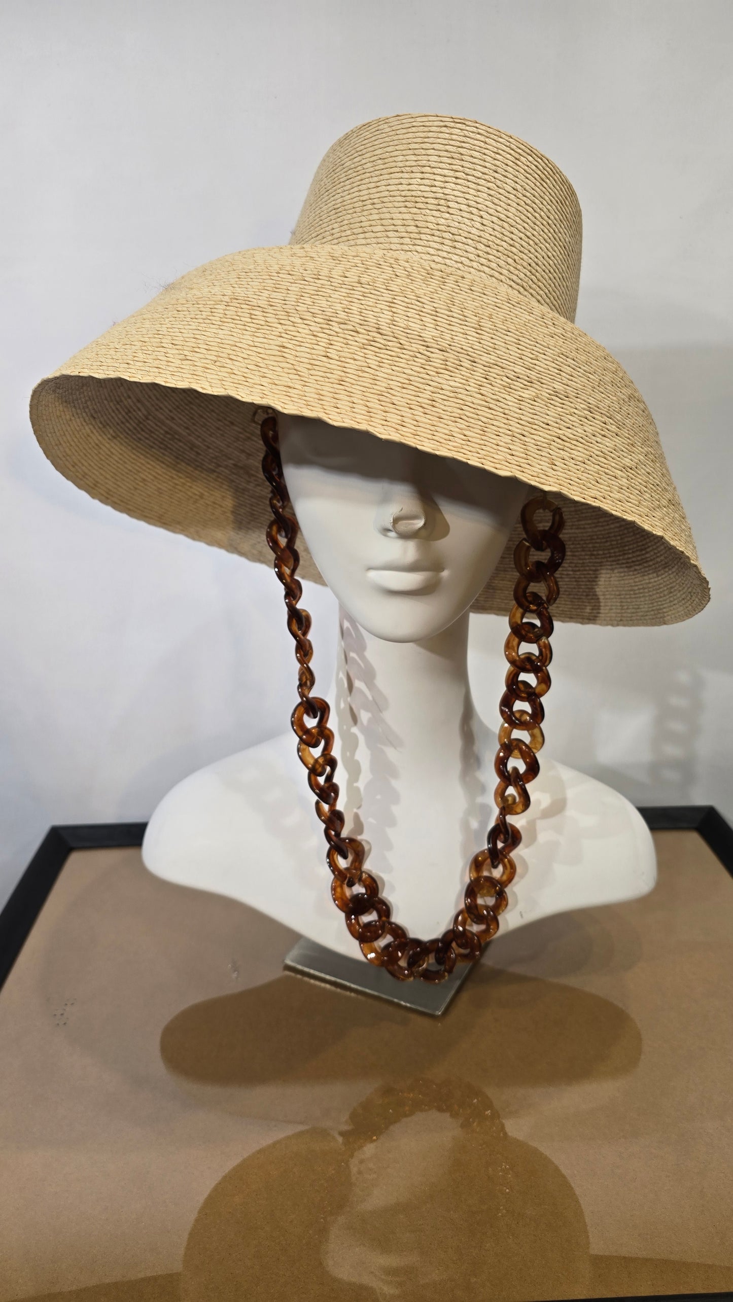 Ladies high Fashion summer straw hats.