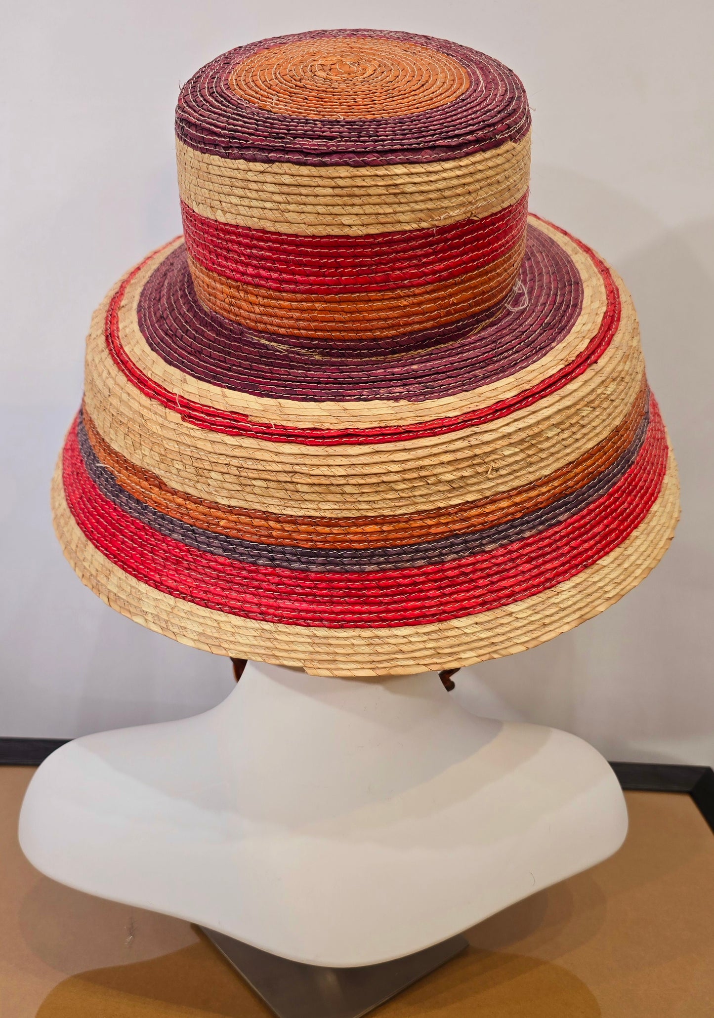 Ladies high Fashion summer straw hats.